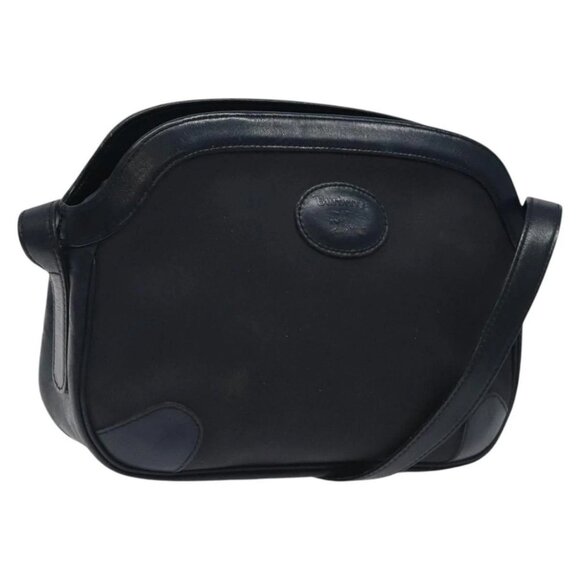 Burberrys Shoulder Bag Canvas Navy Auth ti2948 - Picture 1 of 16